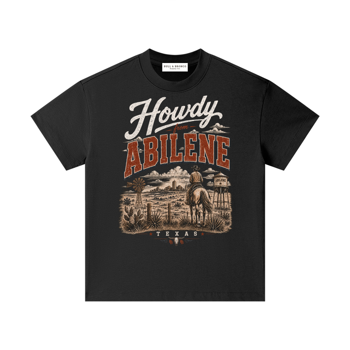 Kids Howdy From Abilene Graphic Tee