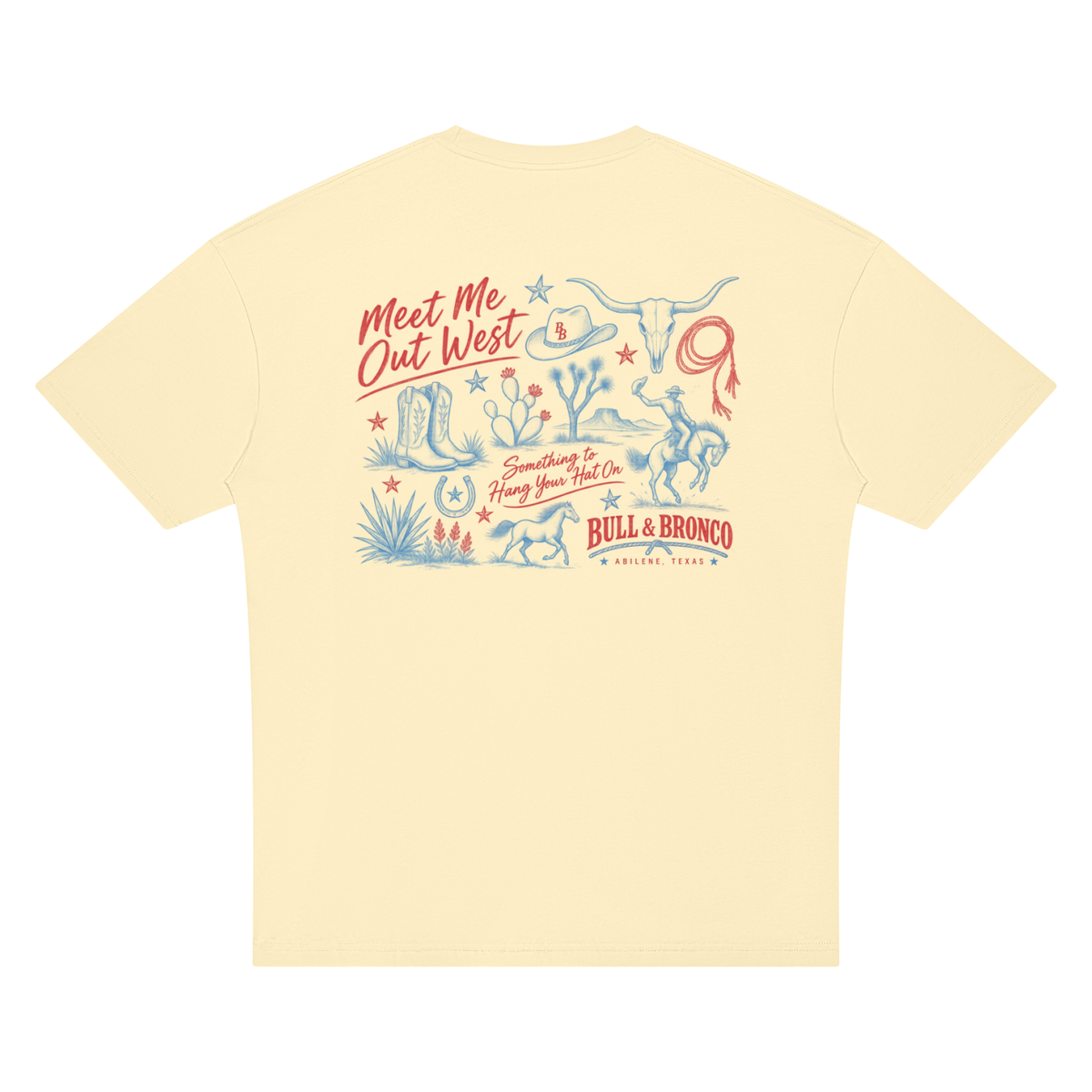 Meet Me Out West Oversized Tee