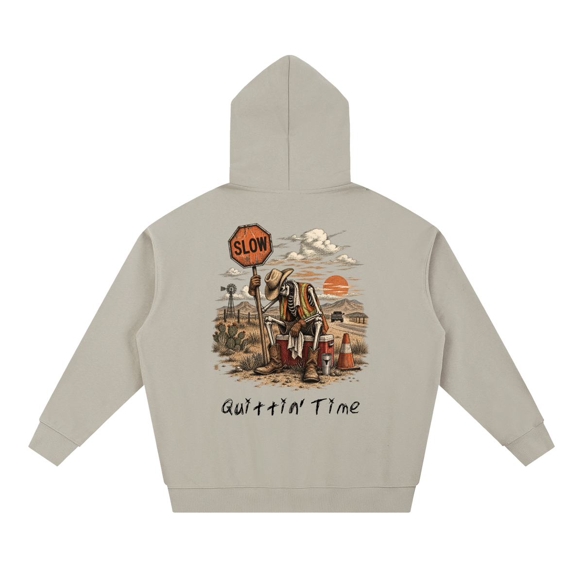 Bull & Bronco Heavyweight Quittin' Time Hoodie