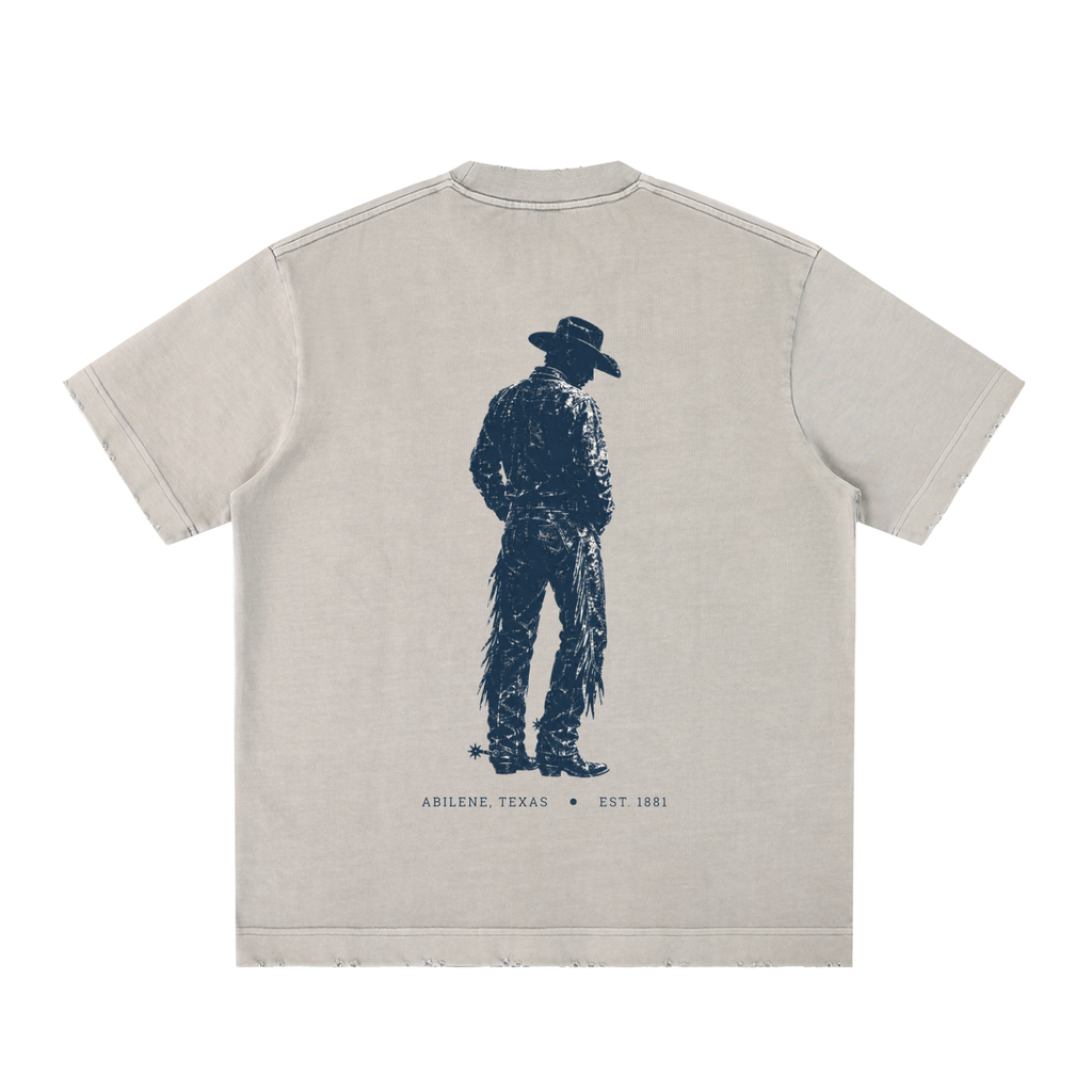 Bull & Bronco Heavyweight Silhouette Cowboy Tee