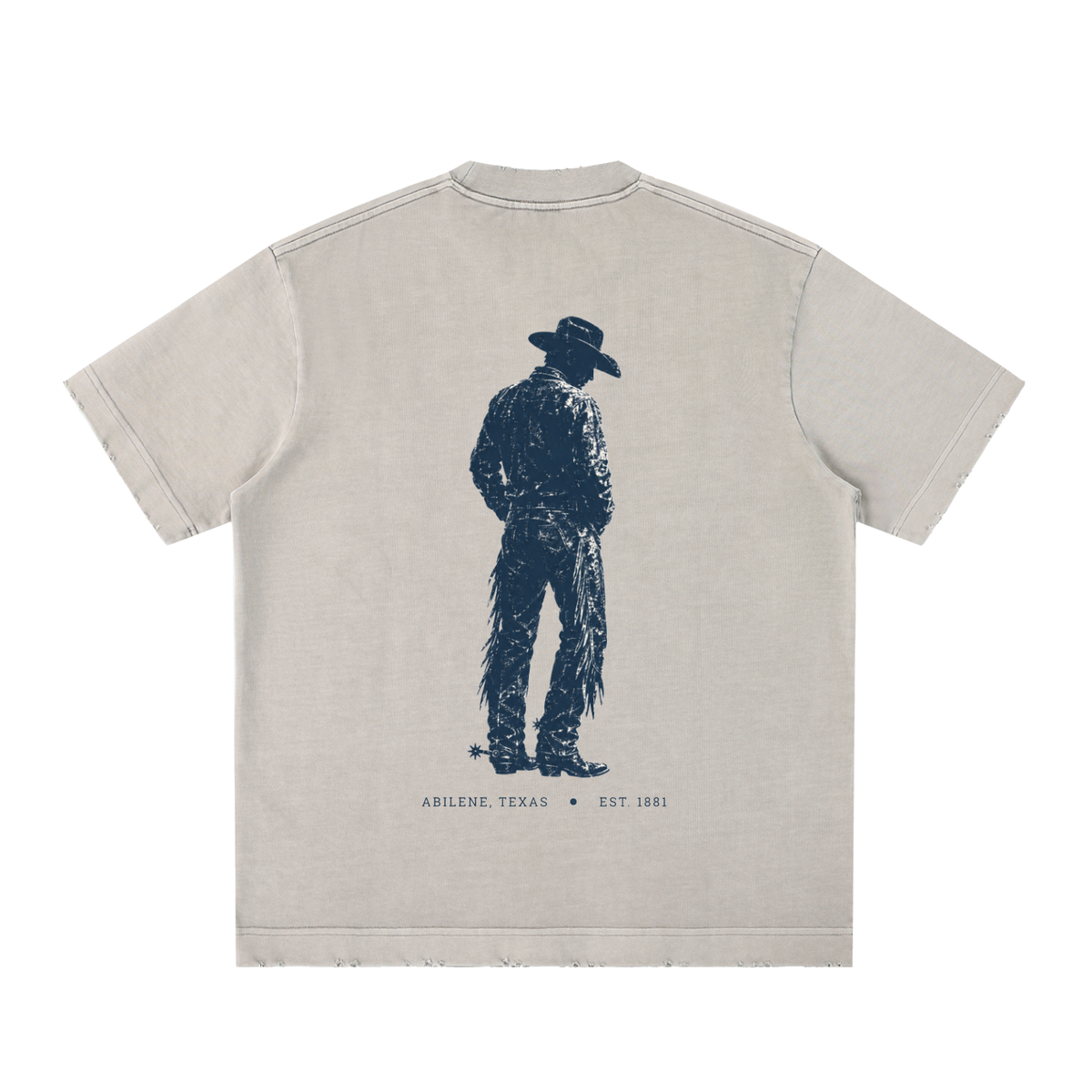 Bull & Bronco Heavyweight Silhouette Cowboy Tee