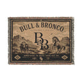 Bull & Bronco High Country Woven Blanket