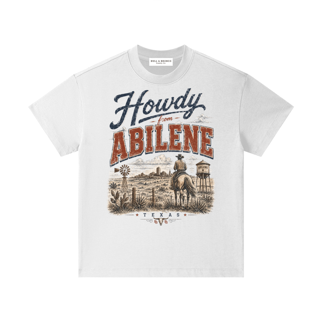 Kid's Howdy From Abilene Graphic Tee