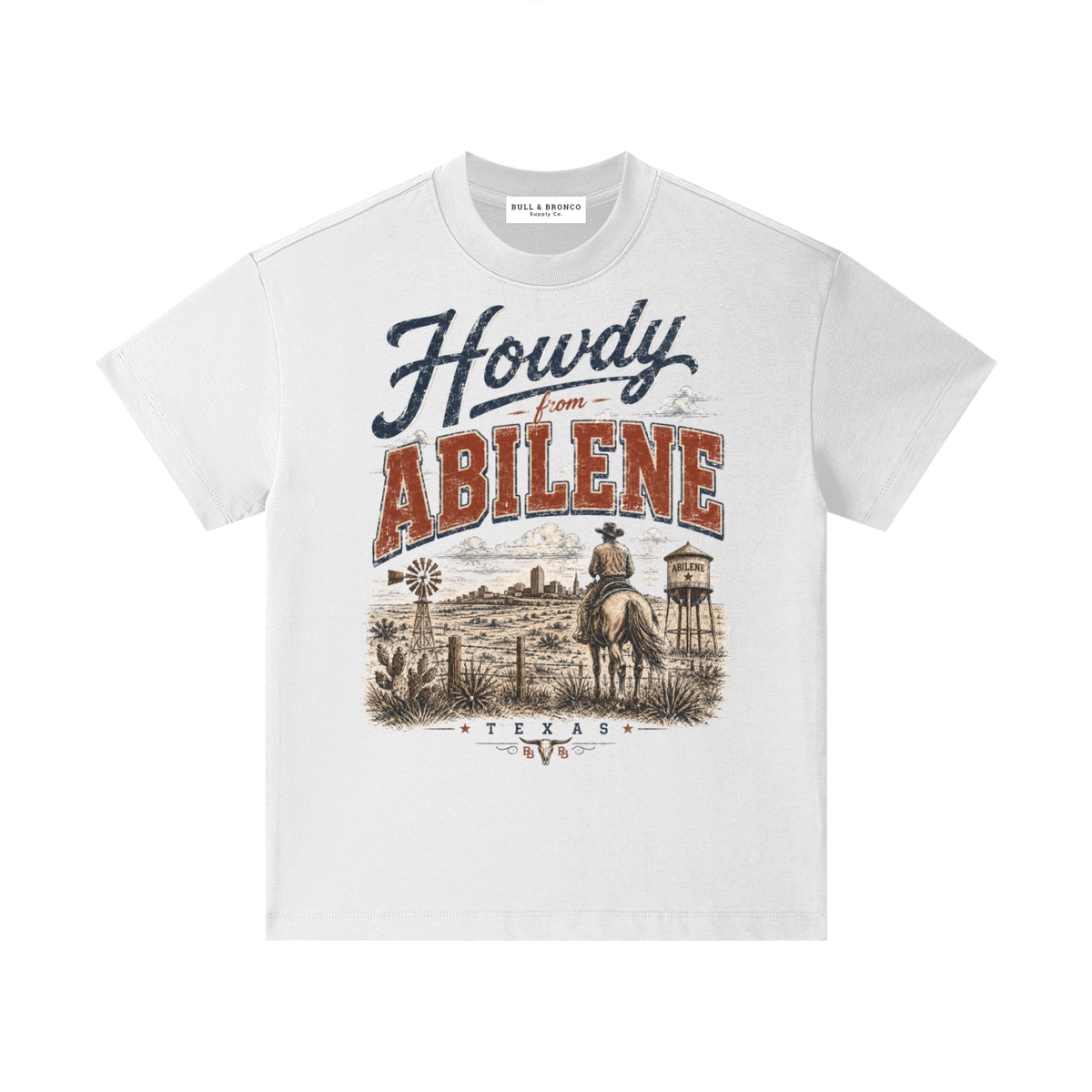 Kid's Howdy From Abilene Graphic Tee