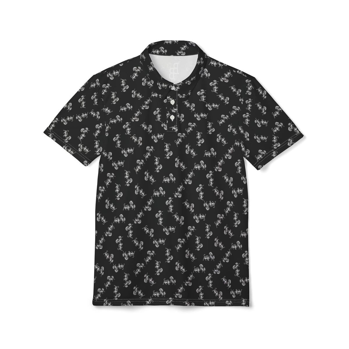 The Bull & Bronco Casual Golf Polo - Nightfall