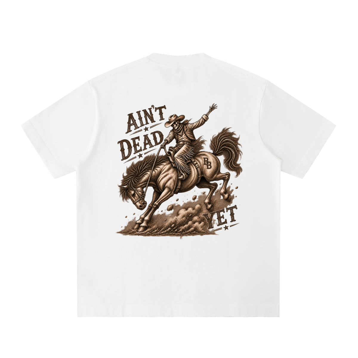 Bull & Bronco Heavyweight Ain't Dead Yet Graphic Tee