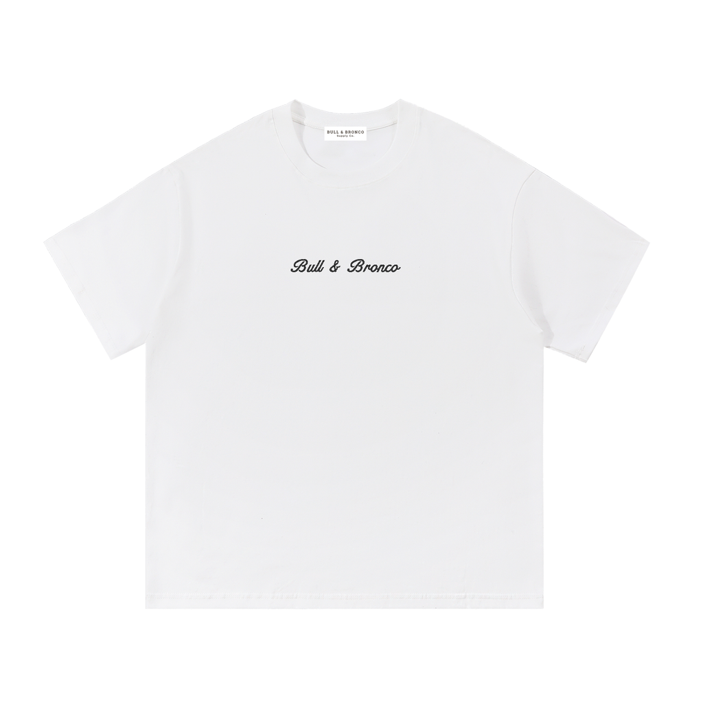 B&B Embroidered Cotton Tee