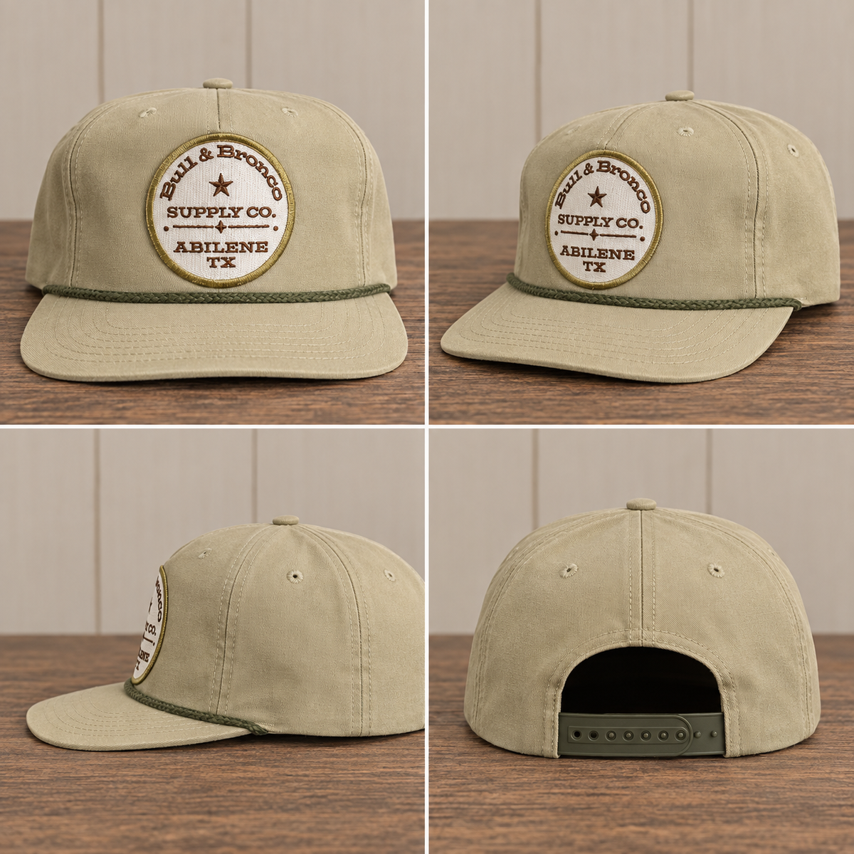 Bull & Bronco Richardson 256 UMPQUA Snapback - Khaki