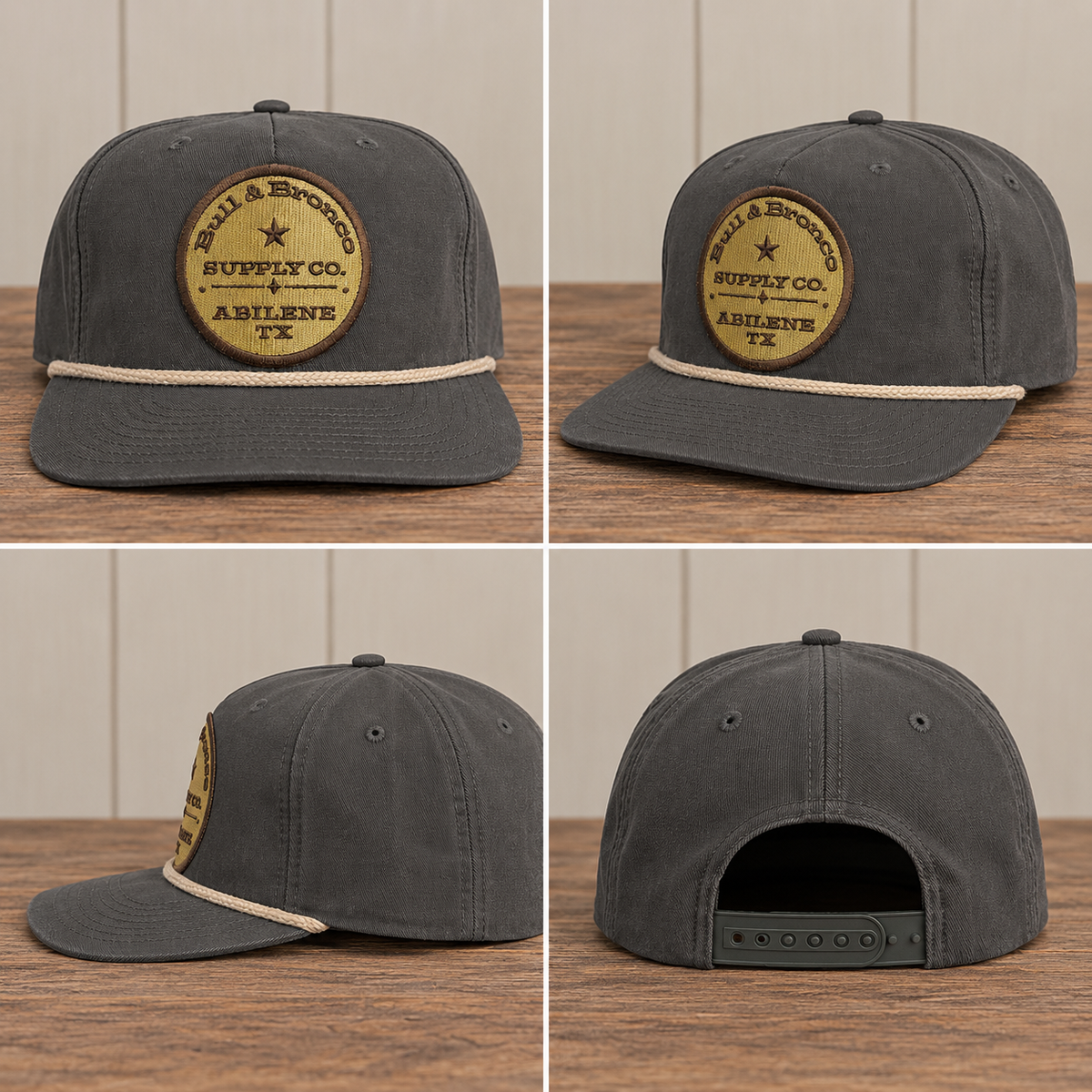 Bull & Bronco Richardson 256 UMPQUA Snapback - Brown w/ Gold Patch
