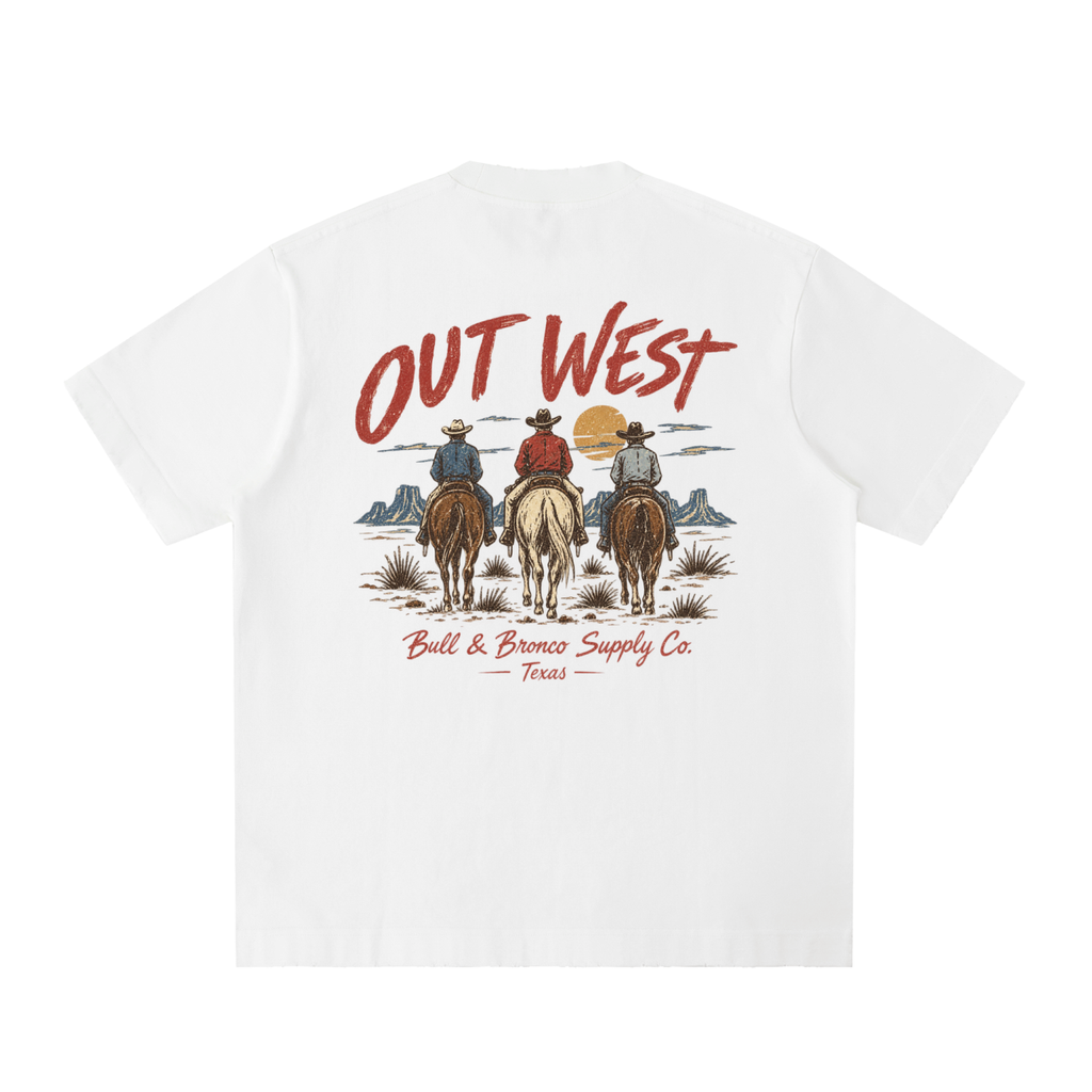 Bull & Bronco Heavyweight Out West Graphic Tee
