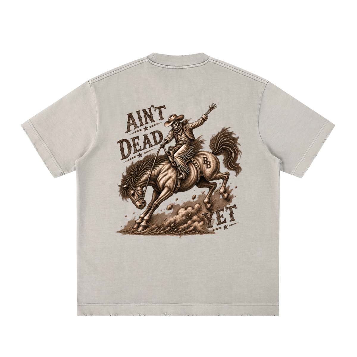 Bull & Bronco Heavyweight Ain't Dead Yet Graphic Tee