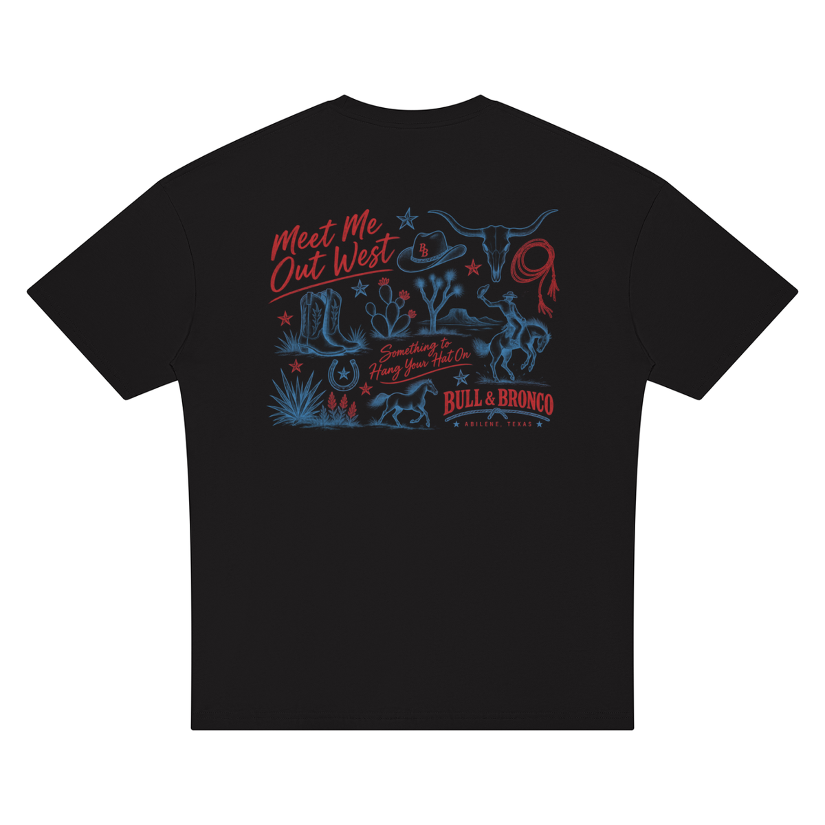 Meet Me Out West Oversized Tee