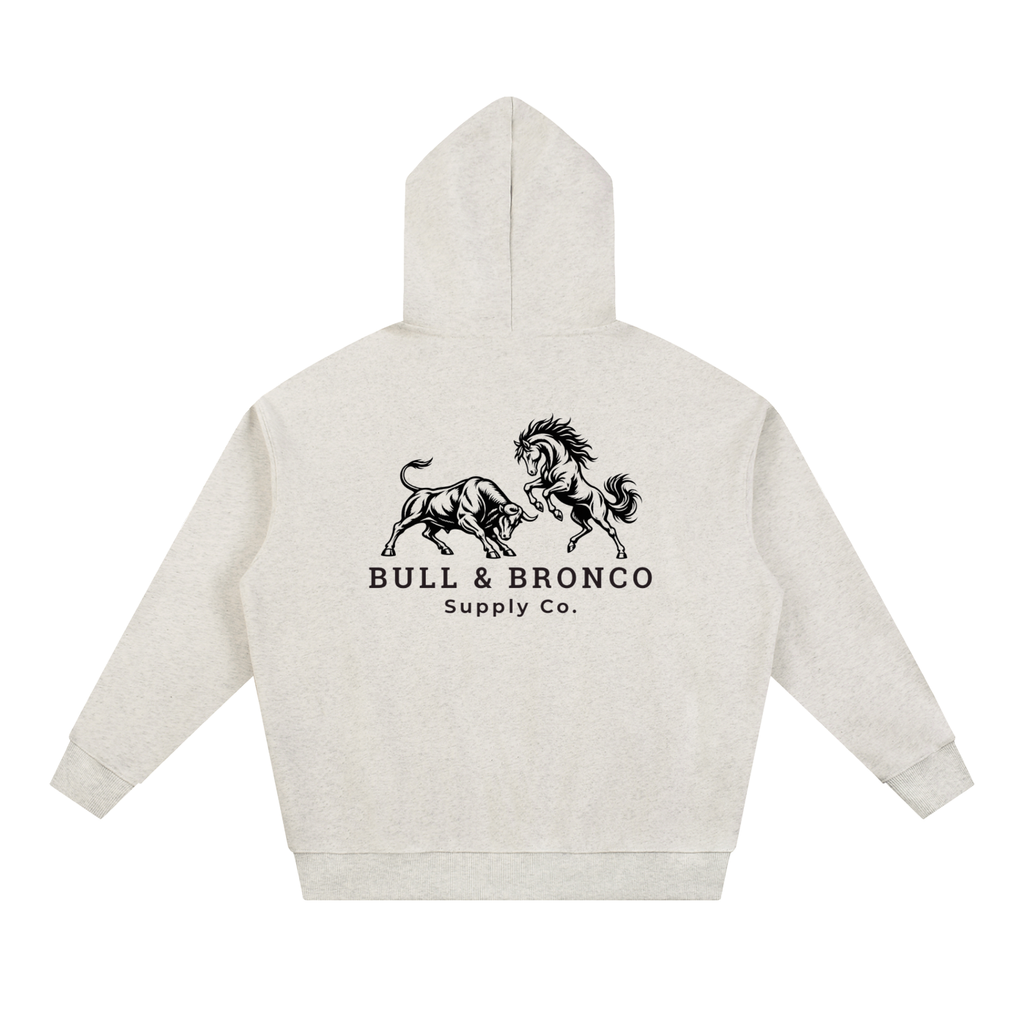 Bull & Bronco Heavyweight Logo Hoodie