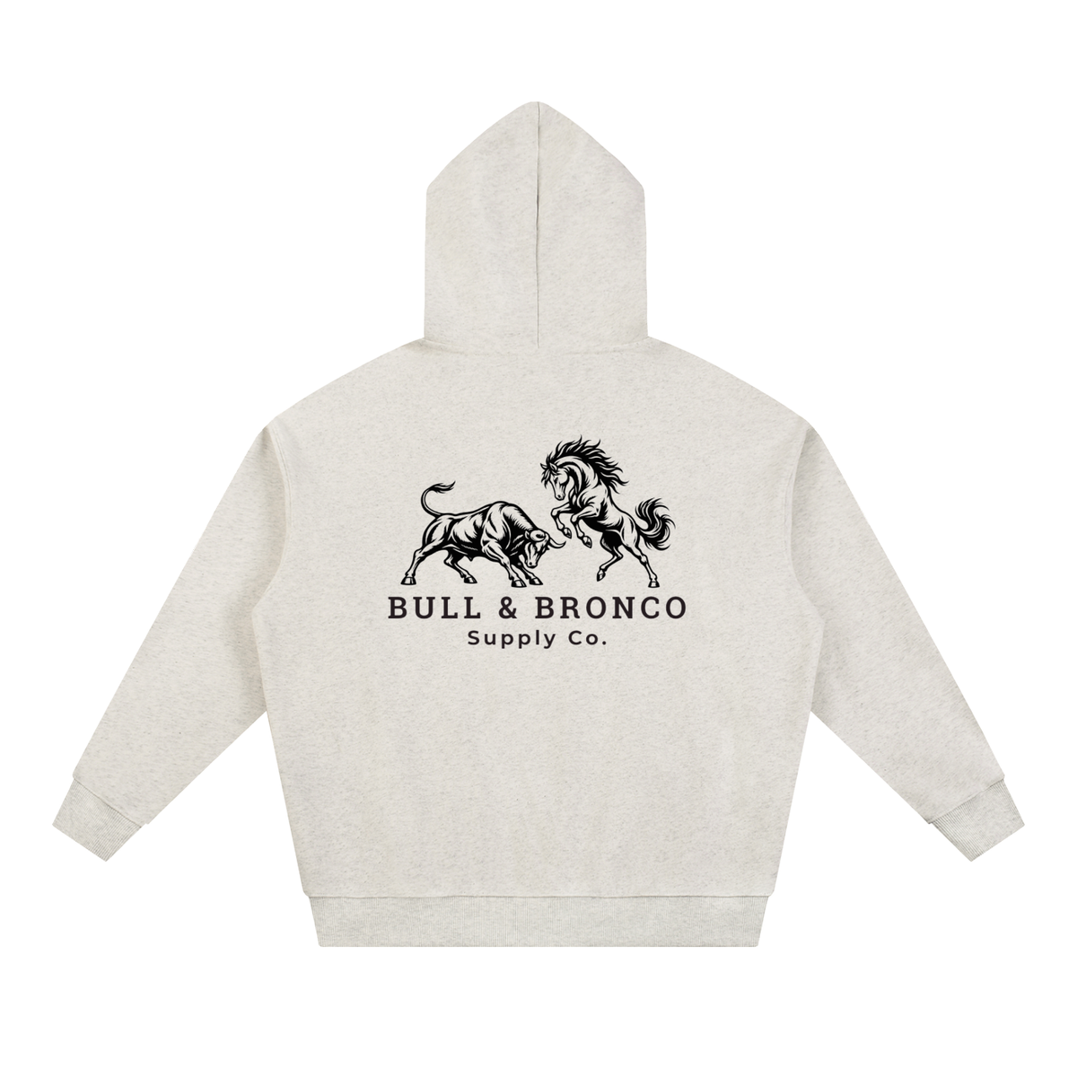 Bull & Bronco Heavyweight Logo Hoodie
