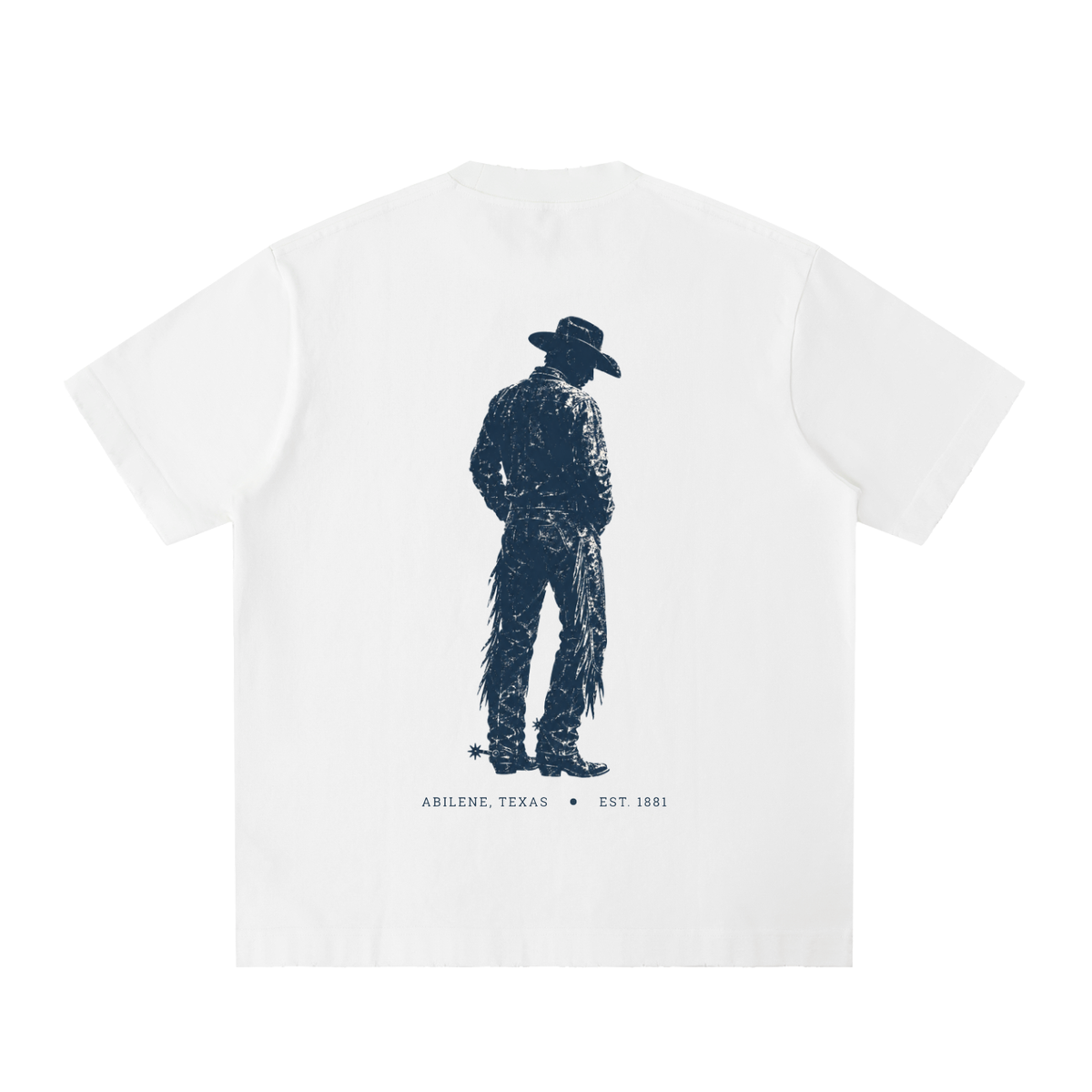 Bull & Bronco Heavyweight Silhouette Cowboy Tee