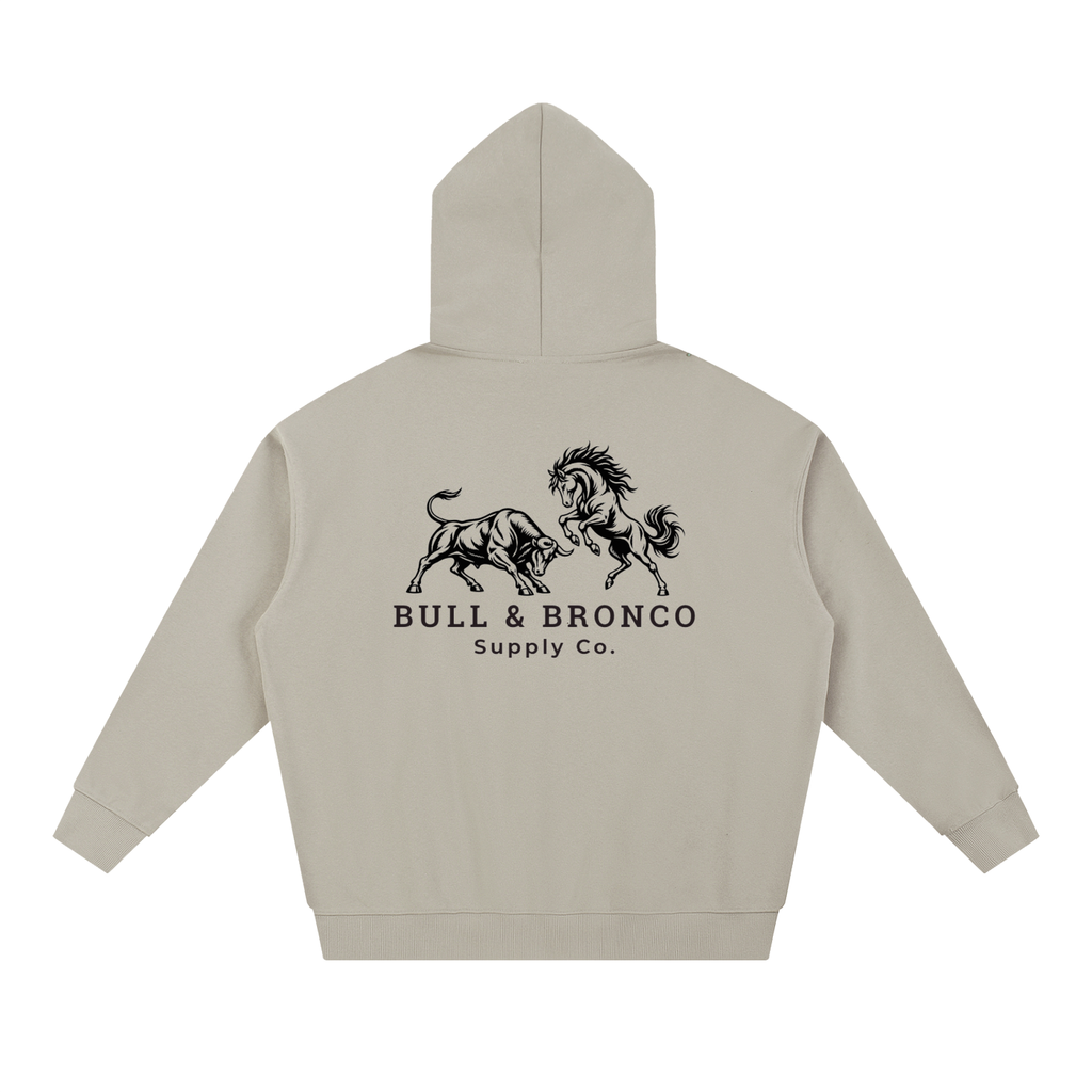 Bull & Bronco Heavyweight Logo Hoodie