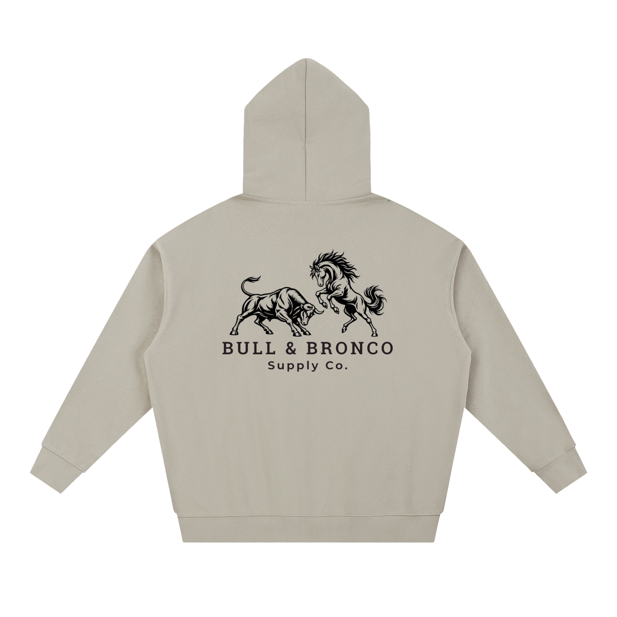 Bull & Bronco Heavyweight Logo Hoodie