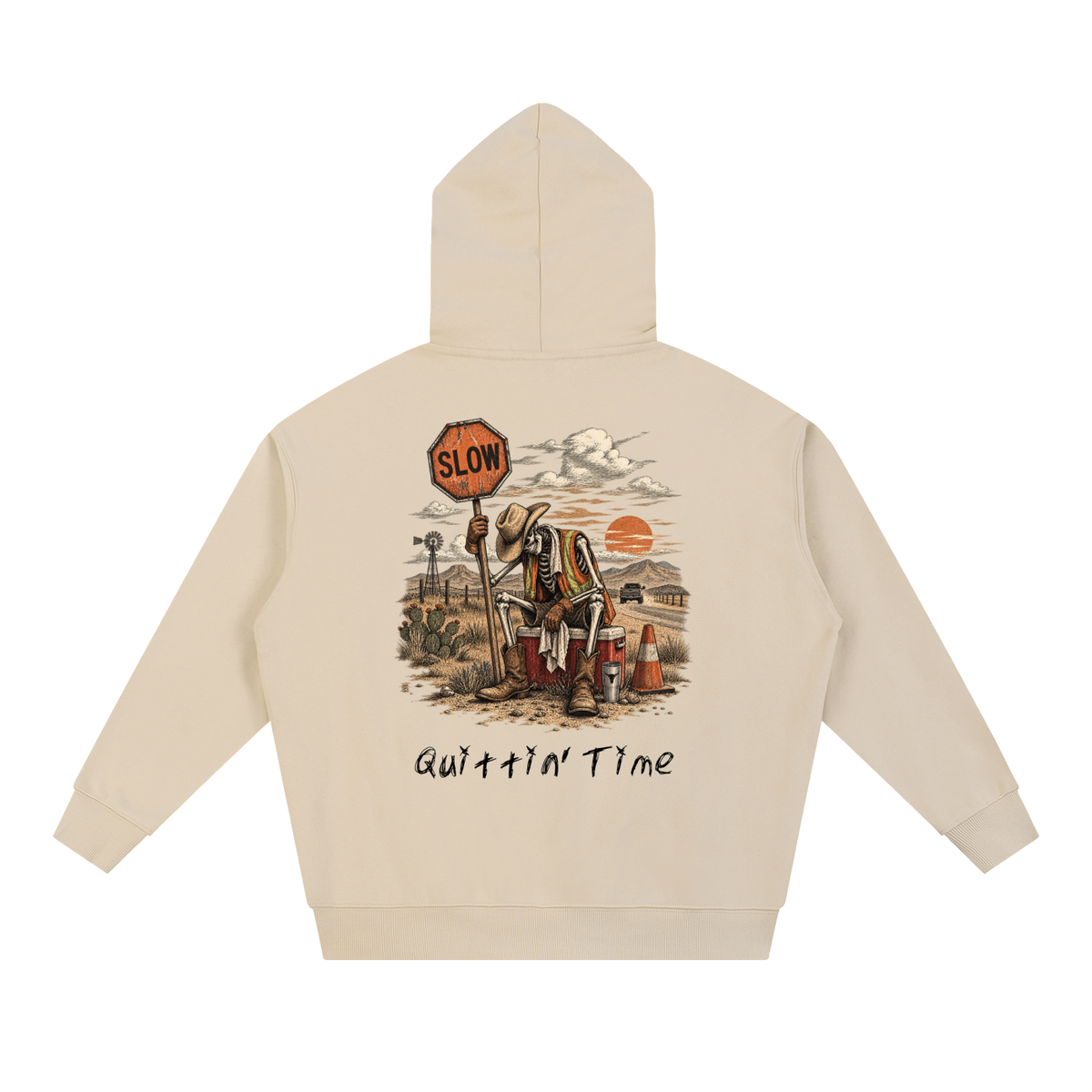 Bull & Bronco Heavyweight Quittin' Time Hoodie