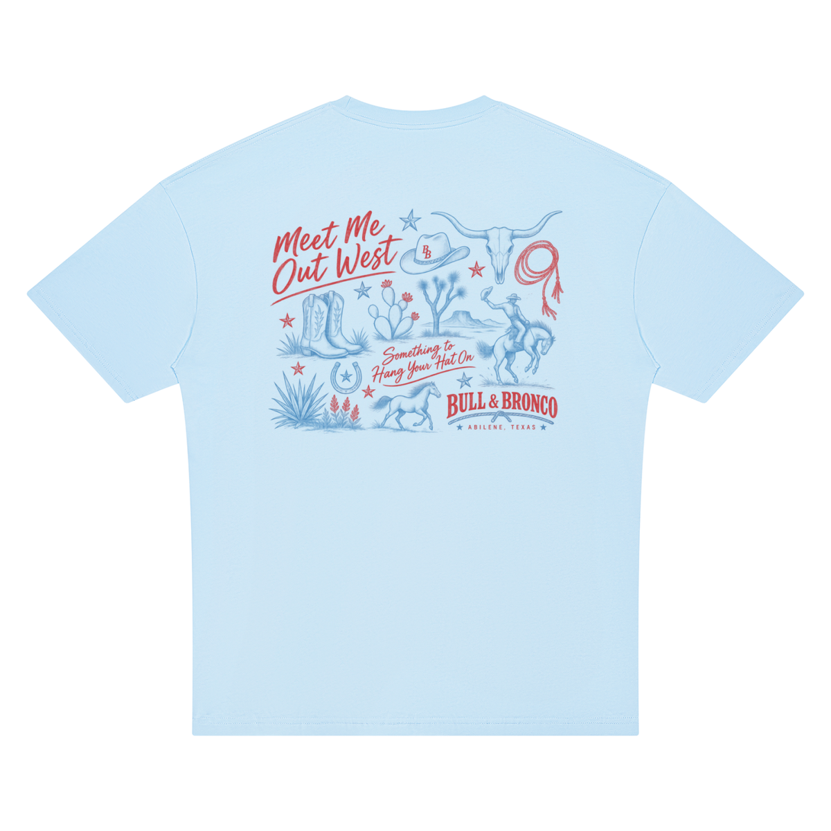 Meet Me Out West Oversized Tee