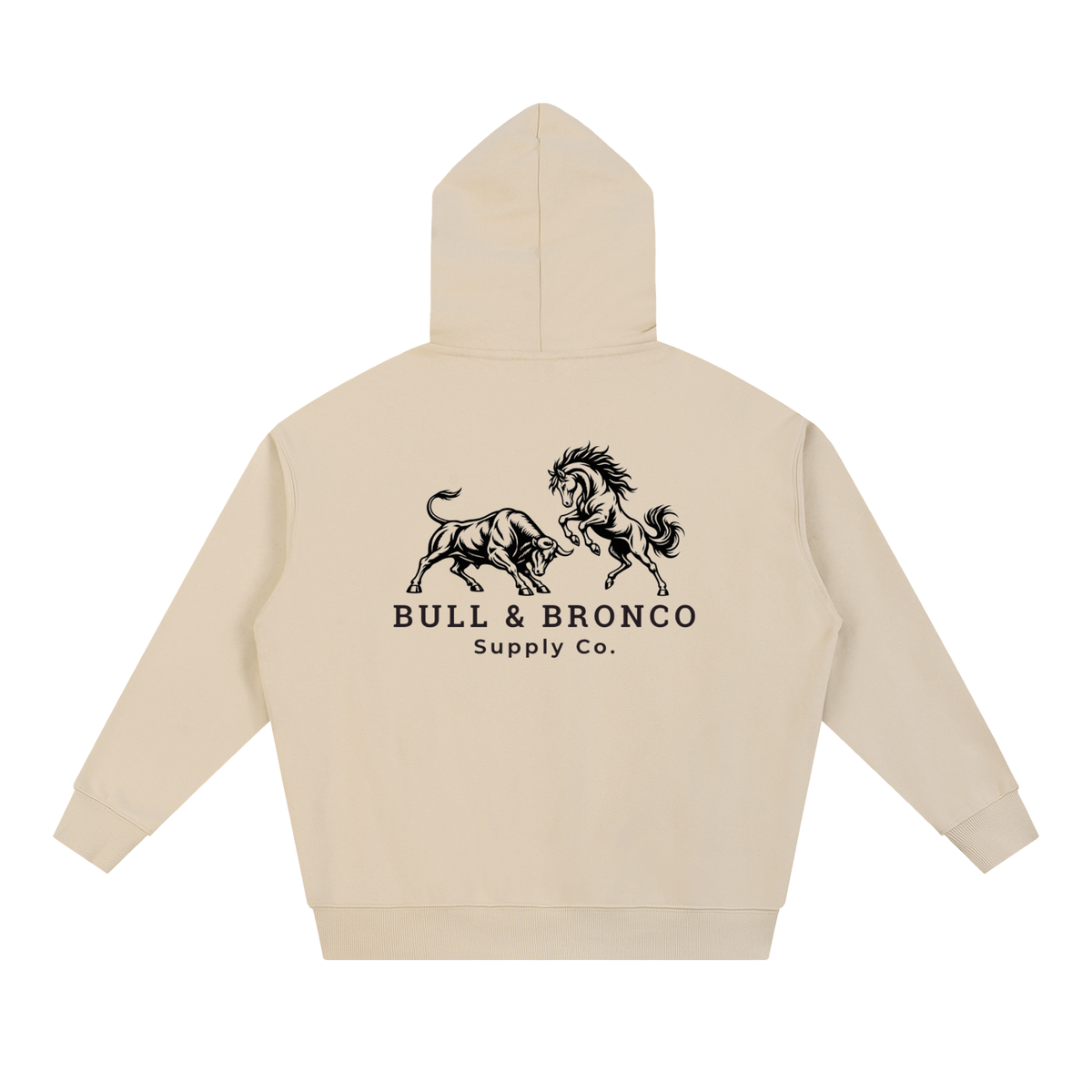 Bull & Bronco Heavyweight Logo Hoodie