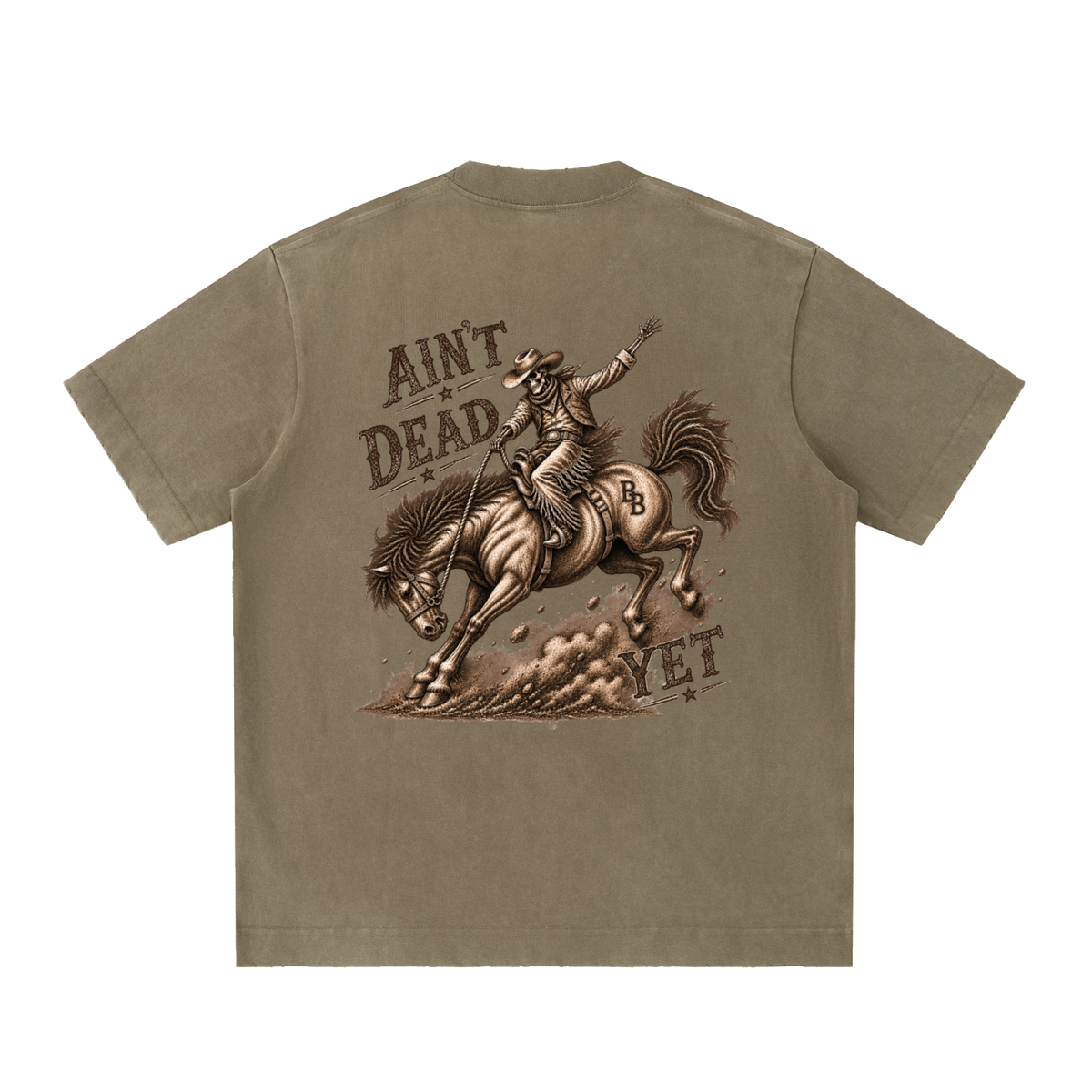 Bull & Bronco Heavyweight Ain't Dead Yet Graphic Tee