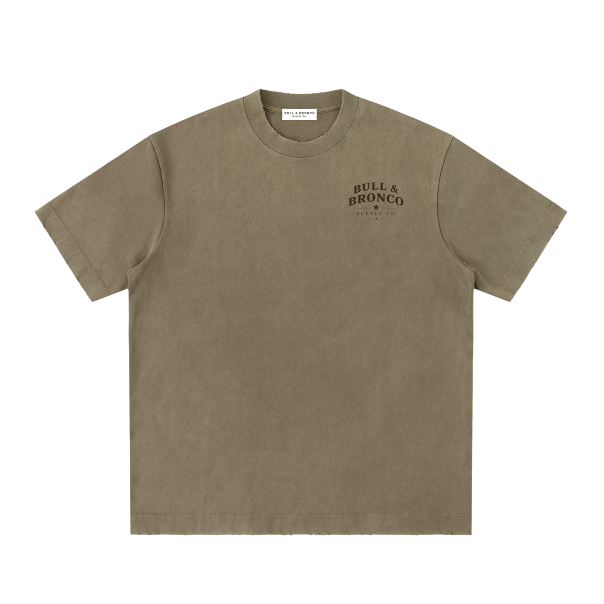 Bull & Bronco Heavyweight Quittin' Time Tee